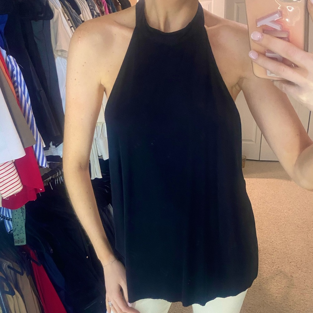 Small Open Back Halter Top